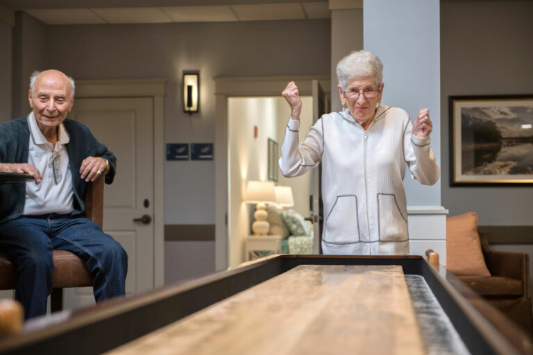 Dominion Senior Living | Seniors playing game