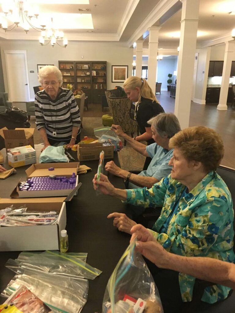 Dominion Senior Living | Blessing bags